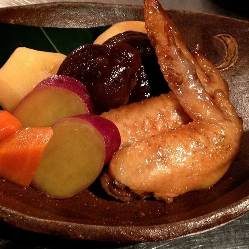 手羽と根野菜の炊き合わせ(鎌倉ごはん海月)