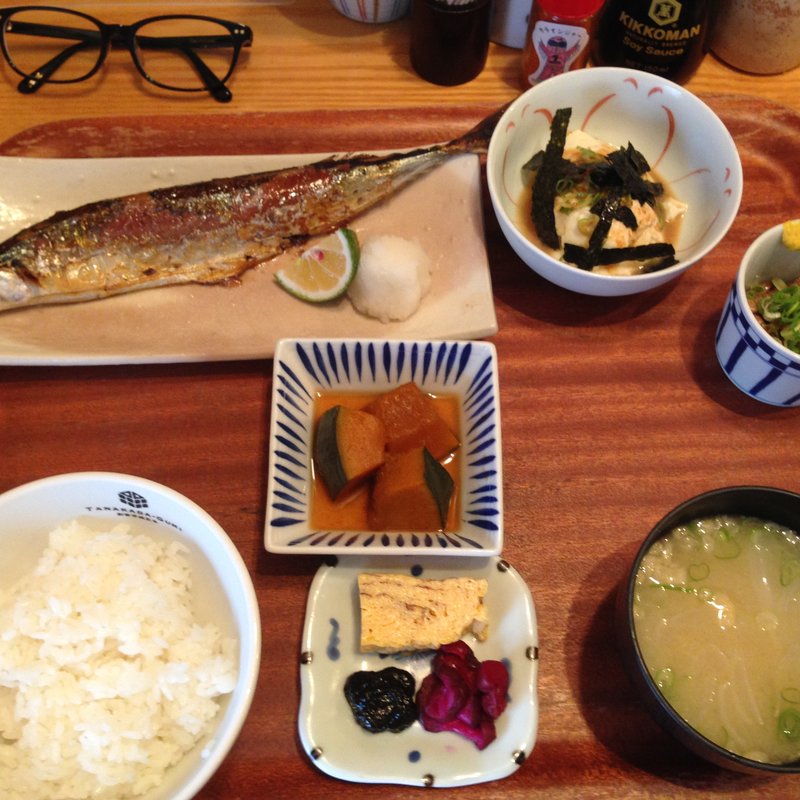 さんま定食(キッチン中田中)