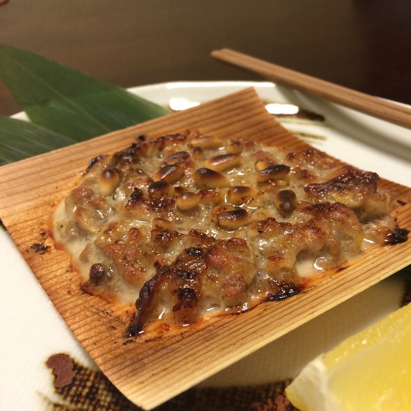 鮪の杉板焼き(味佐来)