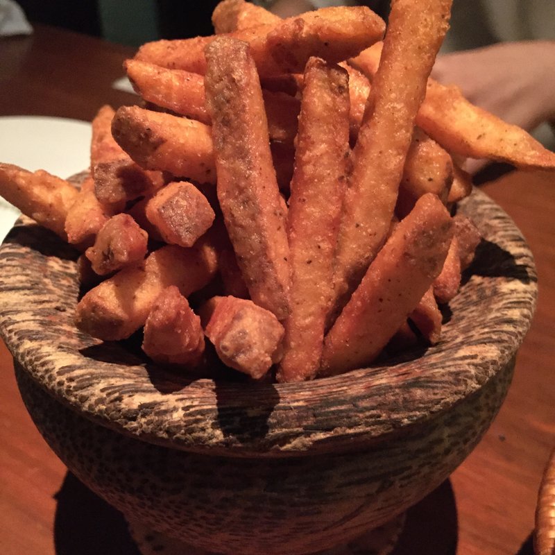 ピリ辛チリポテト(バリラックス ザ ガーデン 梅田 （BALILax Marubiru Garden Cafe）)