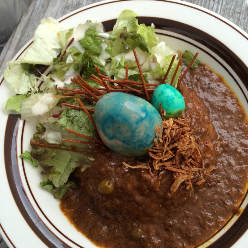 恐竜の卵カレー(ハンズカフェ　渋谷店)