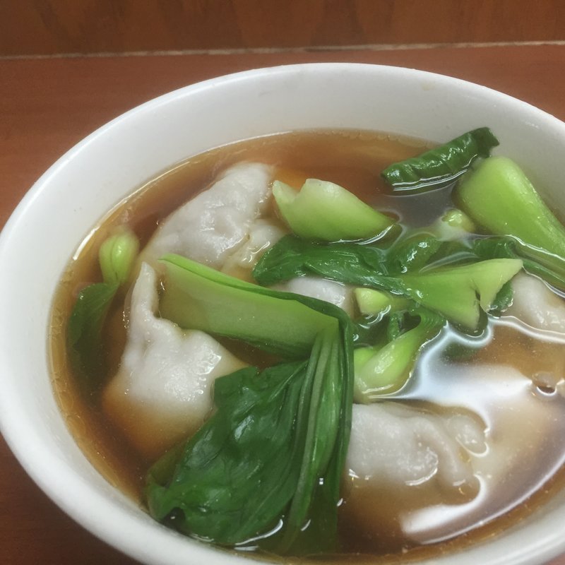 Chives and Pork steam dumpling soup(China North Dumpling)