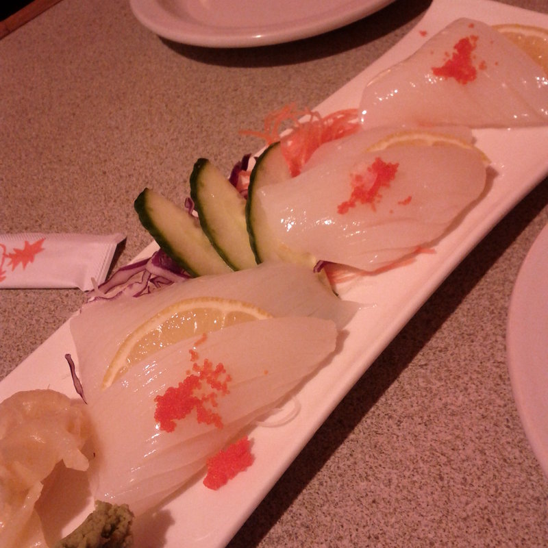 Squid Sashimi(Sushi California)