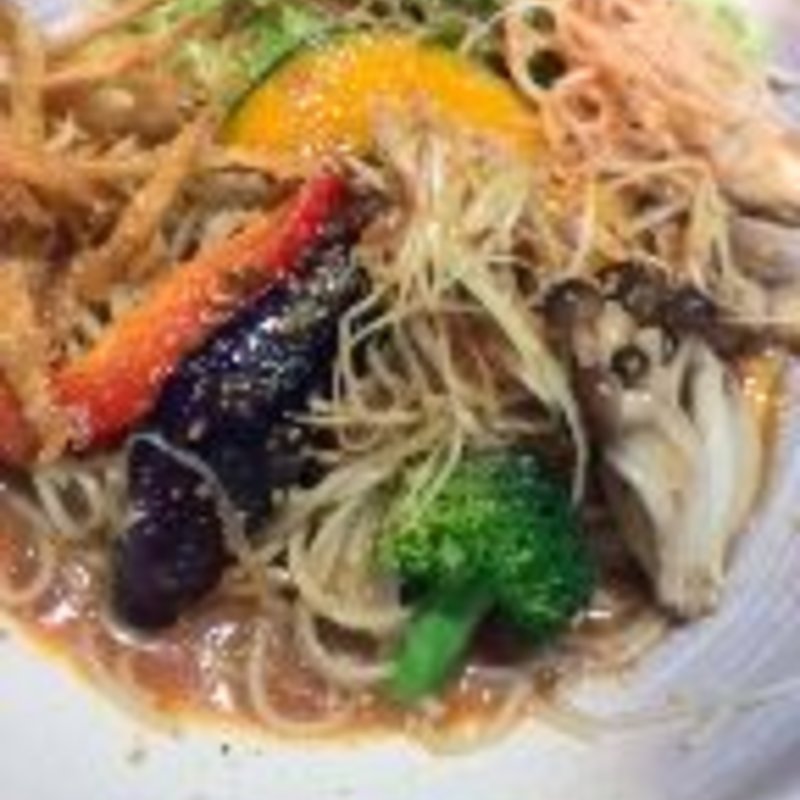 ゆず風味きのこと野菜のごまだれそば(花旬庵 大井町店)