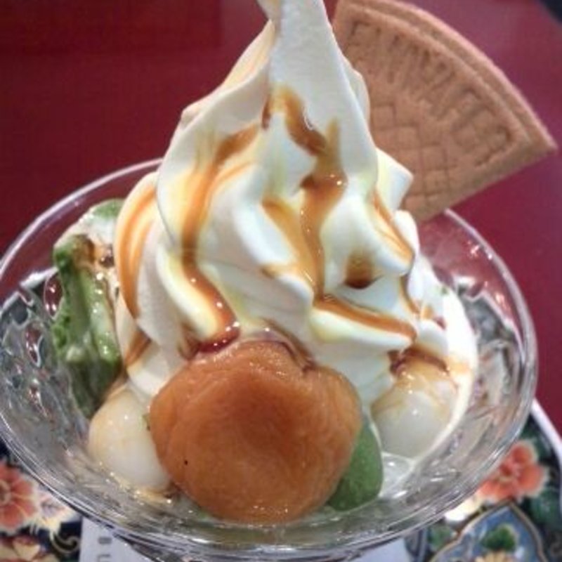 抹茶ババロアサンデー(麻布茶房 ゲートシティ大崎店)