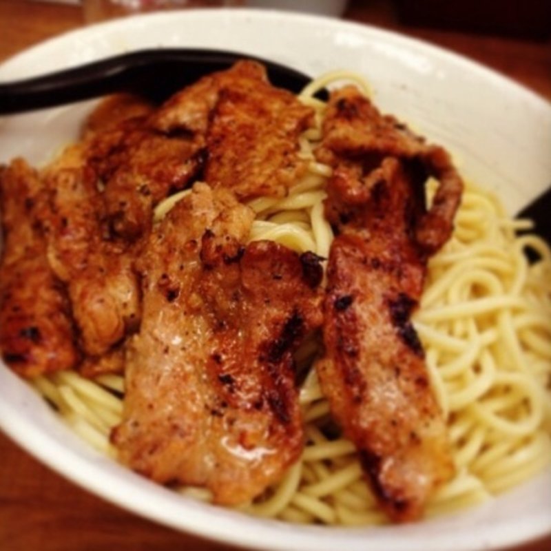 肉盛りつけ麺(豚そば家・大大)