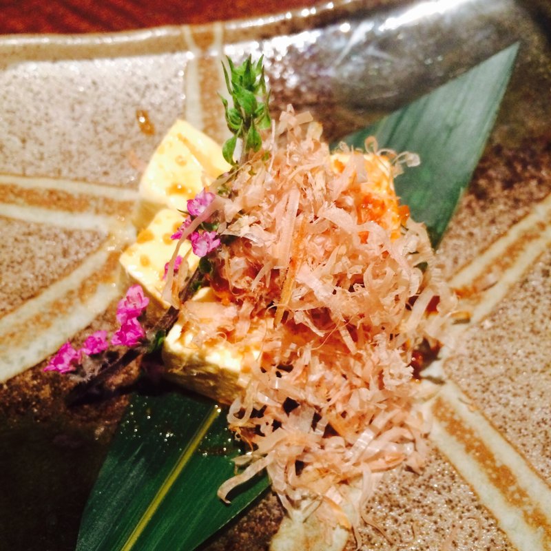 クリームチーズのわさび正油和え(天神 御膳屋 （おぜんや）)