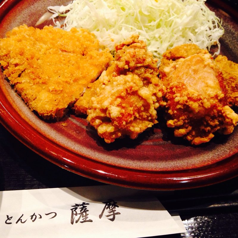 バラエティランチ(とんかつ薩摩 ヨドバシ梅田店)