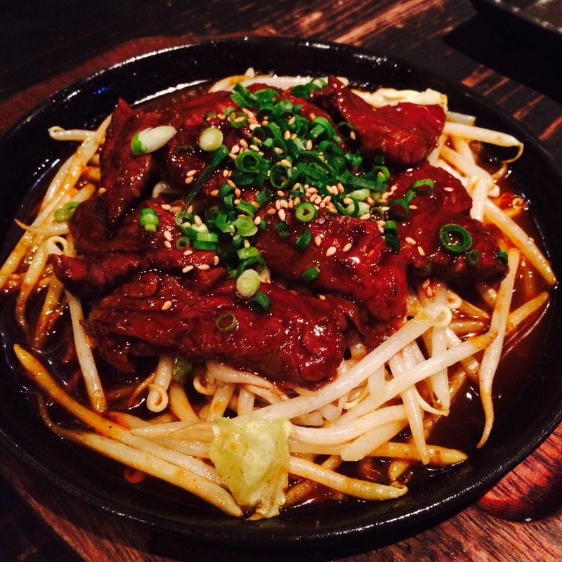 牛サガリの焼肉鉄板(博多豚兵衛 JR博多シティ店)