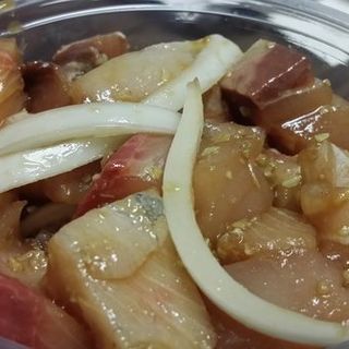 Hamachi wasabi poke(Maguro Brothers Hawaii)