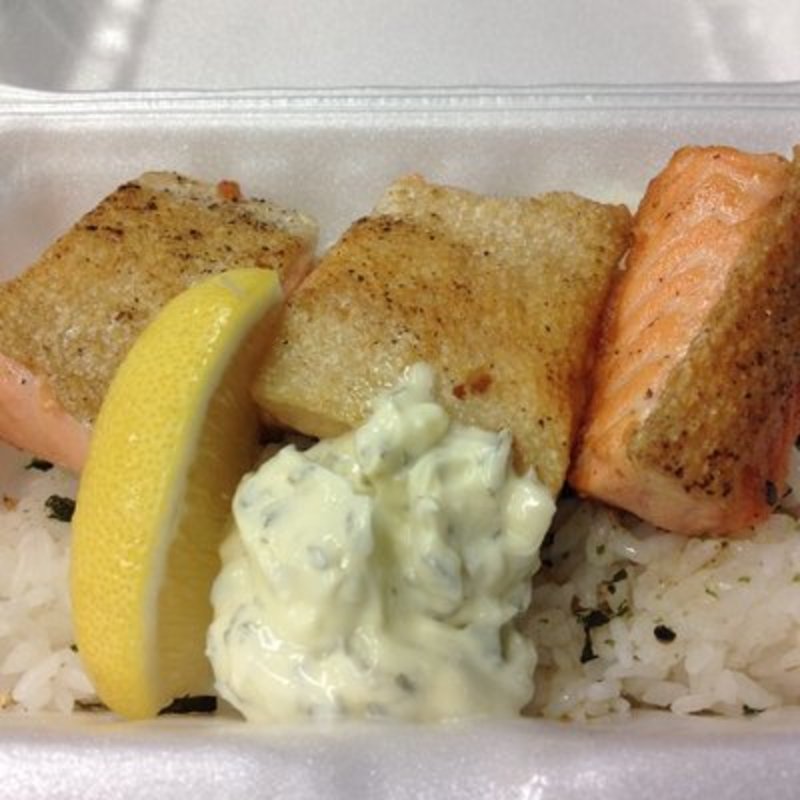 King Salmon Belly Shioyaki(Maguro Brothers Hawaii)