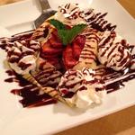 Crepes with Strawberry and Chocolate