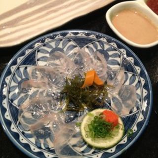 Sea bass sashimi(Restaurant Suntory)