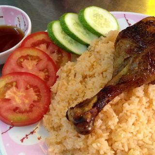 Grilled Leg Chicken With Rice(ANH MAP)