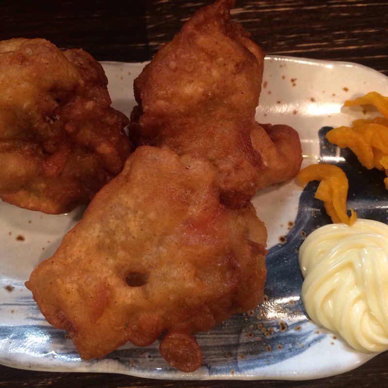 から揚げ(つけ麺 まるや)