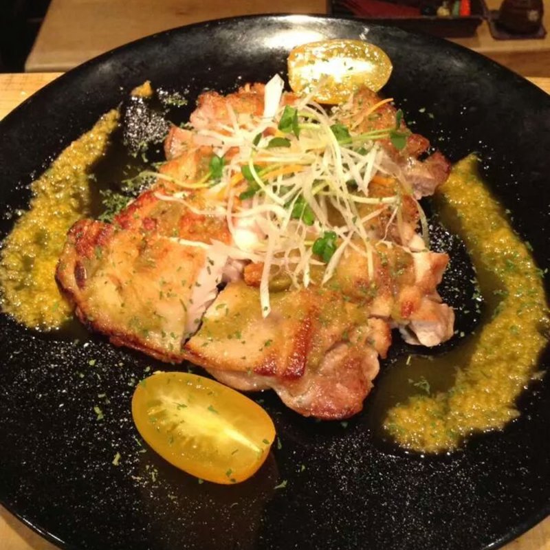 鶏の岩塩焼き(鎌倉ごはん海月)