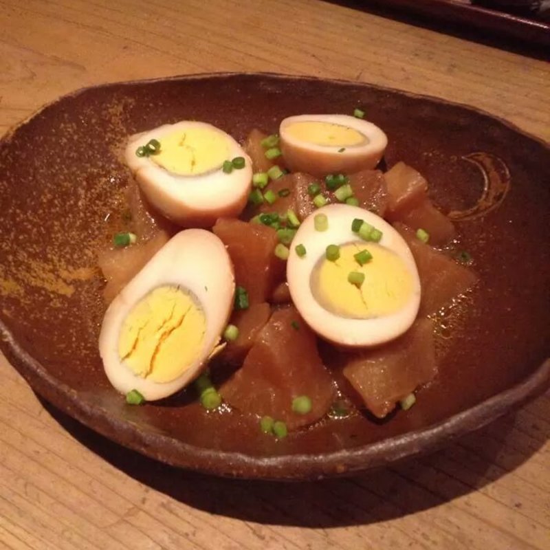 とろとろだいこんと玉子のこってり煮込み(鎌倉ごはん海月)
