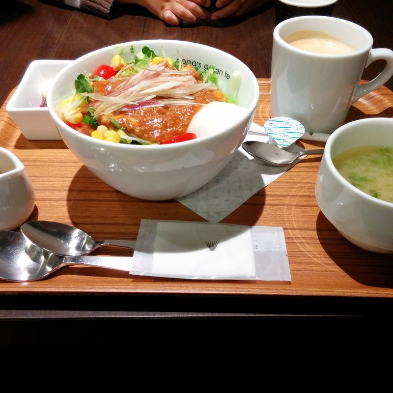  ランチセットDタコライス丼(ナナズグリーンティー 横浜岡田屋モアーズ店)