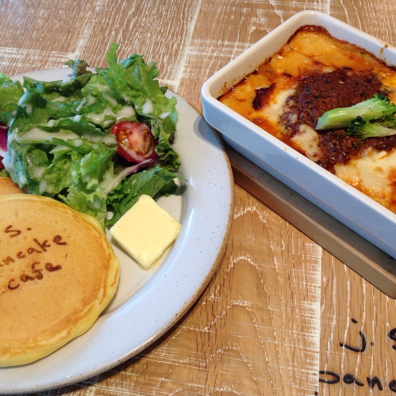 ランチセット(J.S. PANCAKE CAFE天王寺ミオ店 （ジェイエスパンケーキカフェ）)