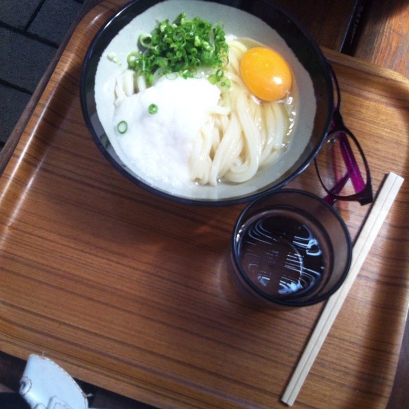 月見山うどん(小)(山越うどん)