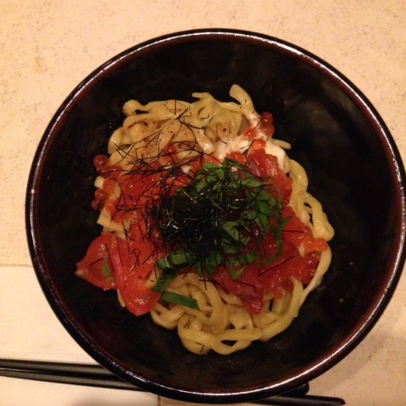 Salmon and Cheese Mazemen(YUJI RAMEN)