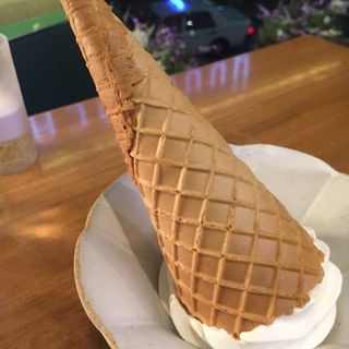 濃厚ミルクソフトクリーム(ユーヨーカフェ 仙川店 （YuuYooCAFE）)