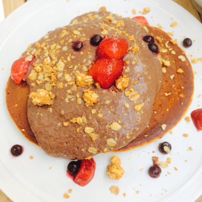 オーガニックアサイーパンケーキ(Organic Burger Kitchen 心斎橋OPA店 （オーガニック バーガー キッチン ）)