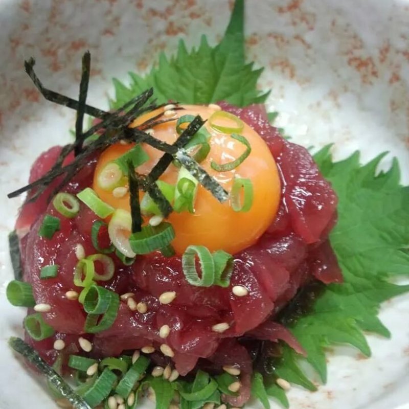 まぐろユッケ(ぼんぞう)