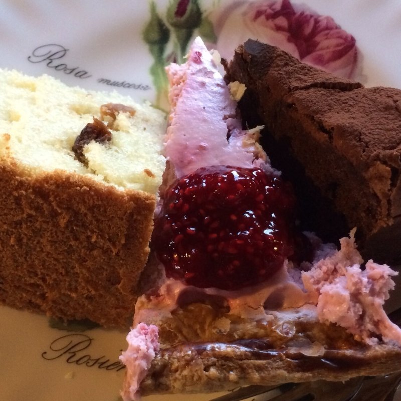 ケーキセット(Cafe'de La Paix)