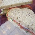 Herb goat cheese sandwich
