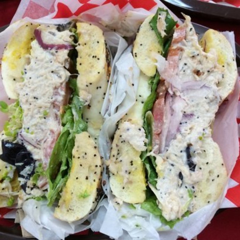 Chicken Salad Bagel(Lox of Bagels )