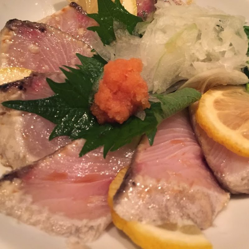 鰤のたたきポン酢(ぷん楽)