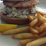 Blackened fish sandwich