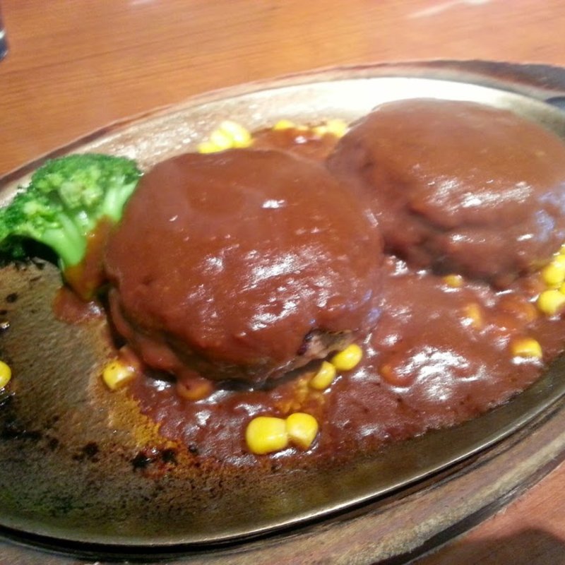 ハンバーグ(ステーキ カフェ ケネディ 三宿店 （sateak&cafe KENEDY）)