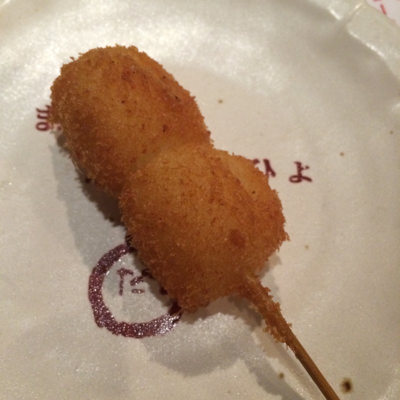 串カツ  うずら玉子(小だるま屋 新大阪宮原店)