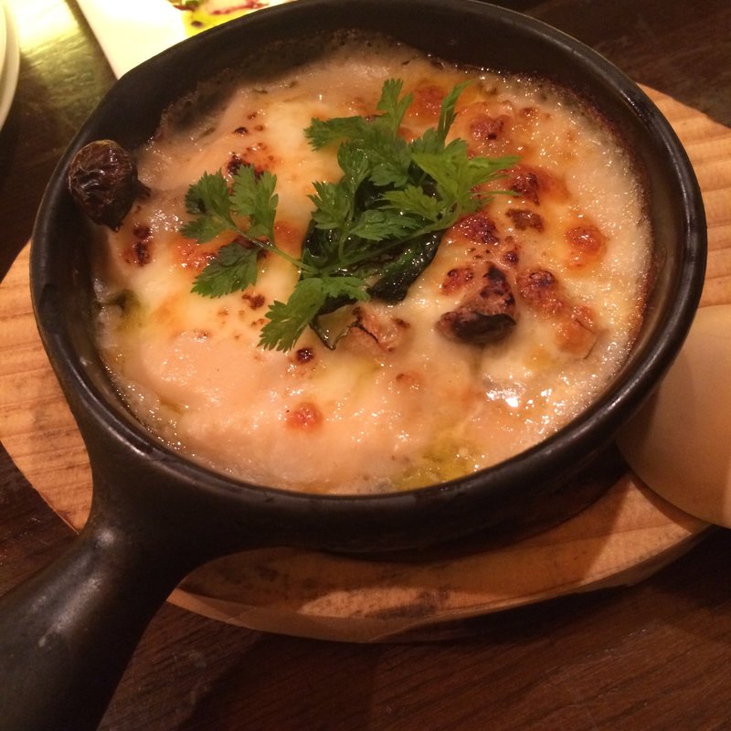 カキとキノコのチーズグラタン(和食バル タケイチ （和食BAL Takeichi）)