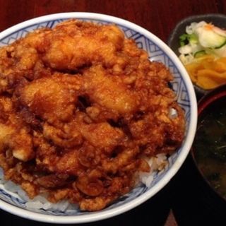 かき揚げ丼(銀座 天國 本店)