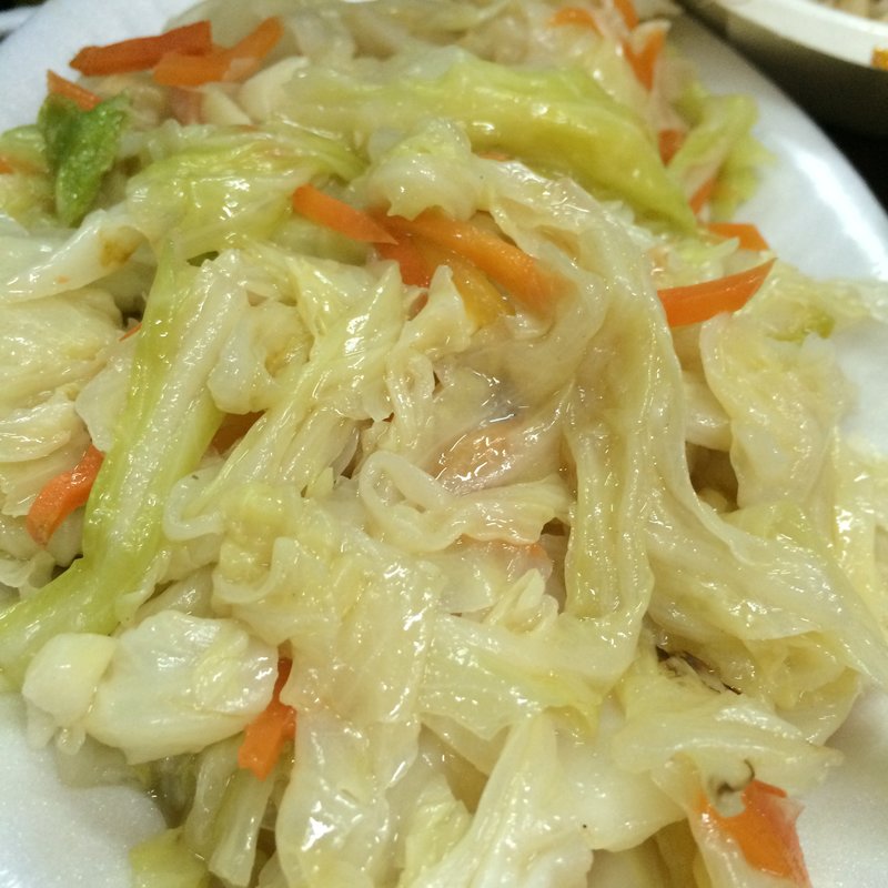 キャベツの炒め物(張猪御飯)