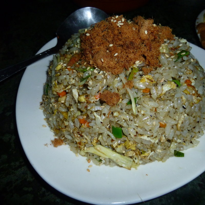 茶葉炒飯(四哥の店)