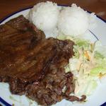 Teriyaki Beef Plate(Mix Plate Cafe)
