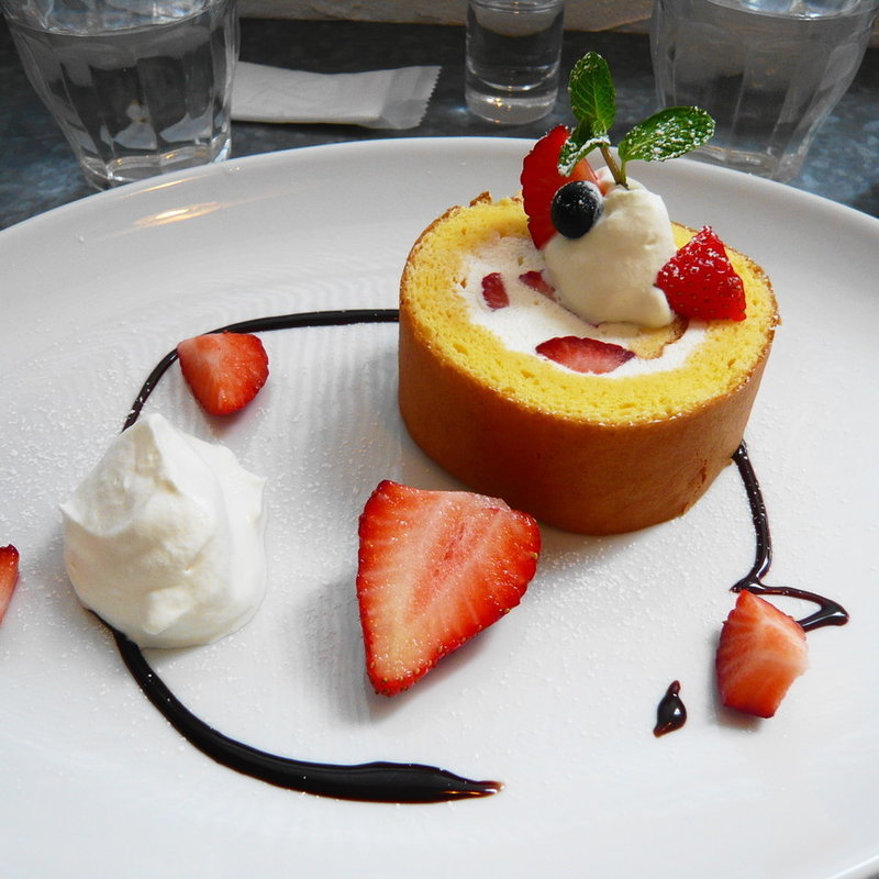 イチゴのロールケーキ(Cafe Fouet)
