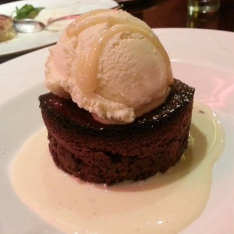 Peanut Butter and chocolate soufflé(Restaurant Epic )
