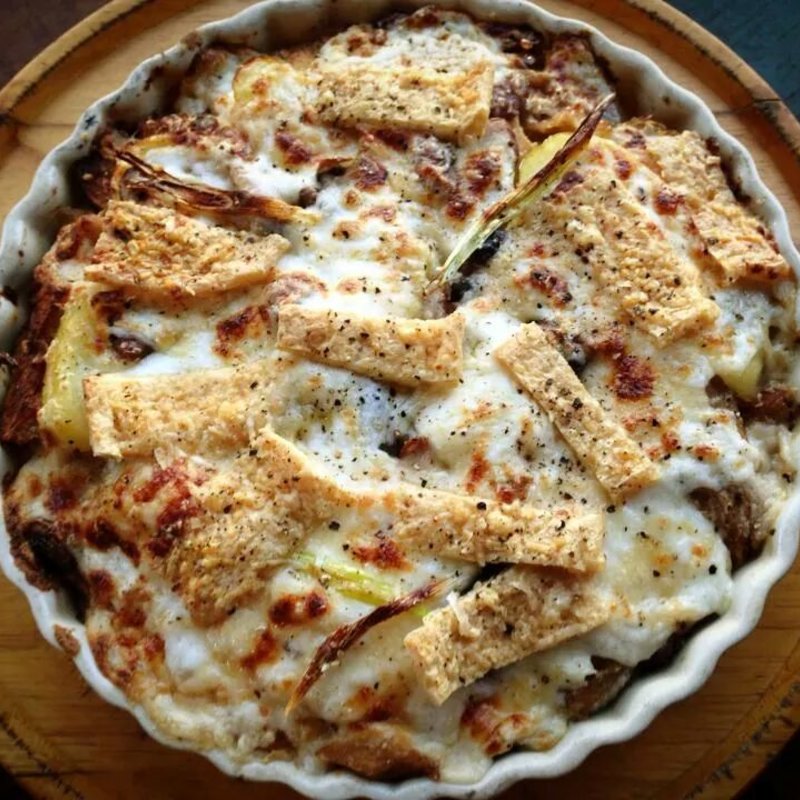 油揚げと白菜のドリア(茶屋雨巻)