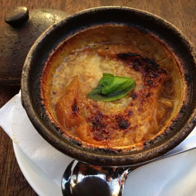 オニオングラタンスープ(茶屋雨巻)