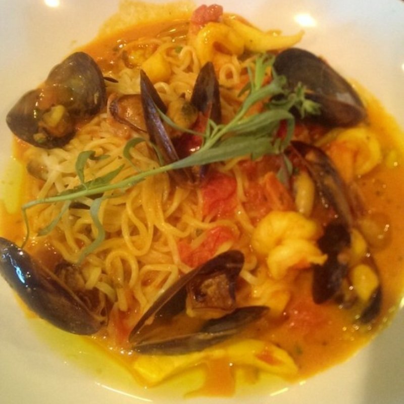Seafood saffron Pasta(Azabu)