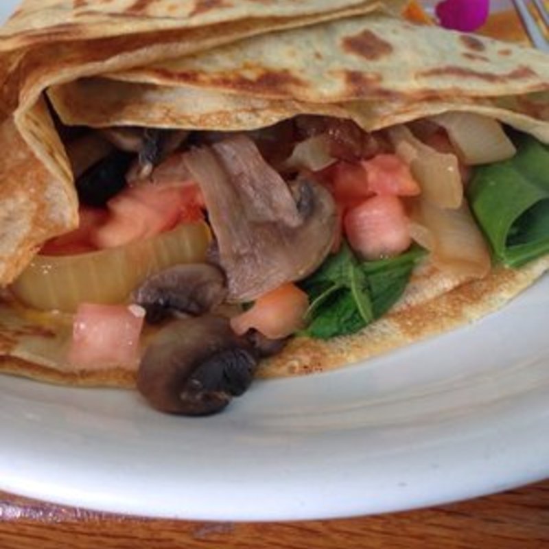 Vegetarian crepe(Crepes No Ka ‘Oi)