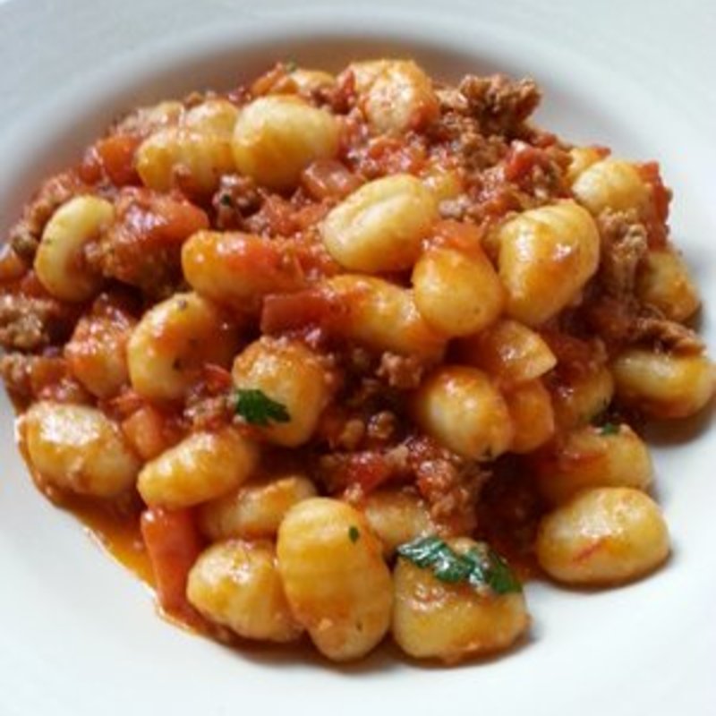 Gnocchi con Salsiccia(Baci Bistro)