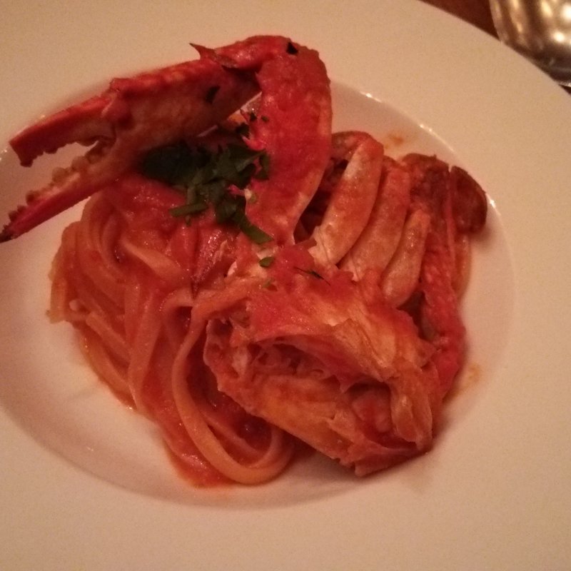 ワタリガニのリングイネ(トラットリア・クラウディア （Claudia 【旧店名】ピッツェリア・クラウディア）)