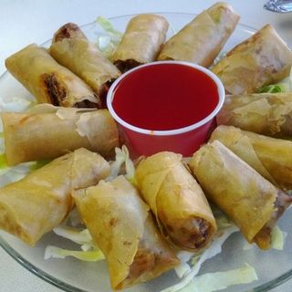 Roast duck spring rolls(Golden Eagle Chinese Restaurant)