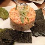 Hot sushi tower